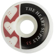 The Heart Supply Squad Skateboard Wheels - Red 53mm