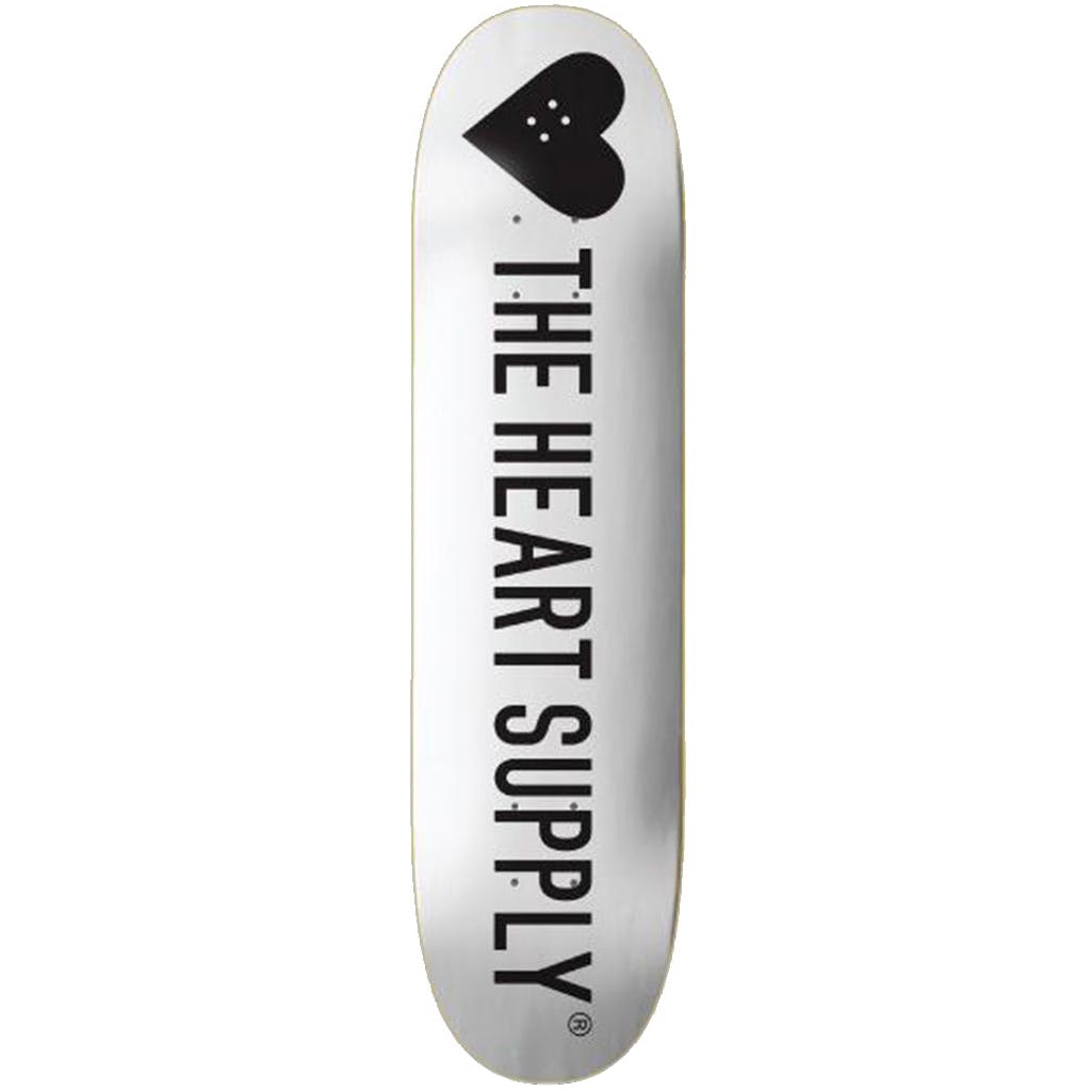 The Heart Supply Strong Skateboard Deck - White 8''