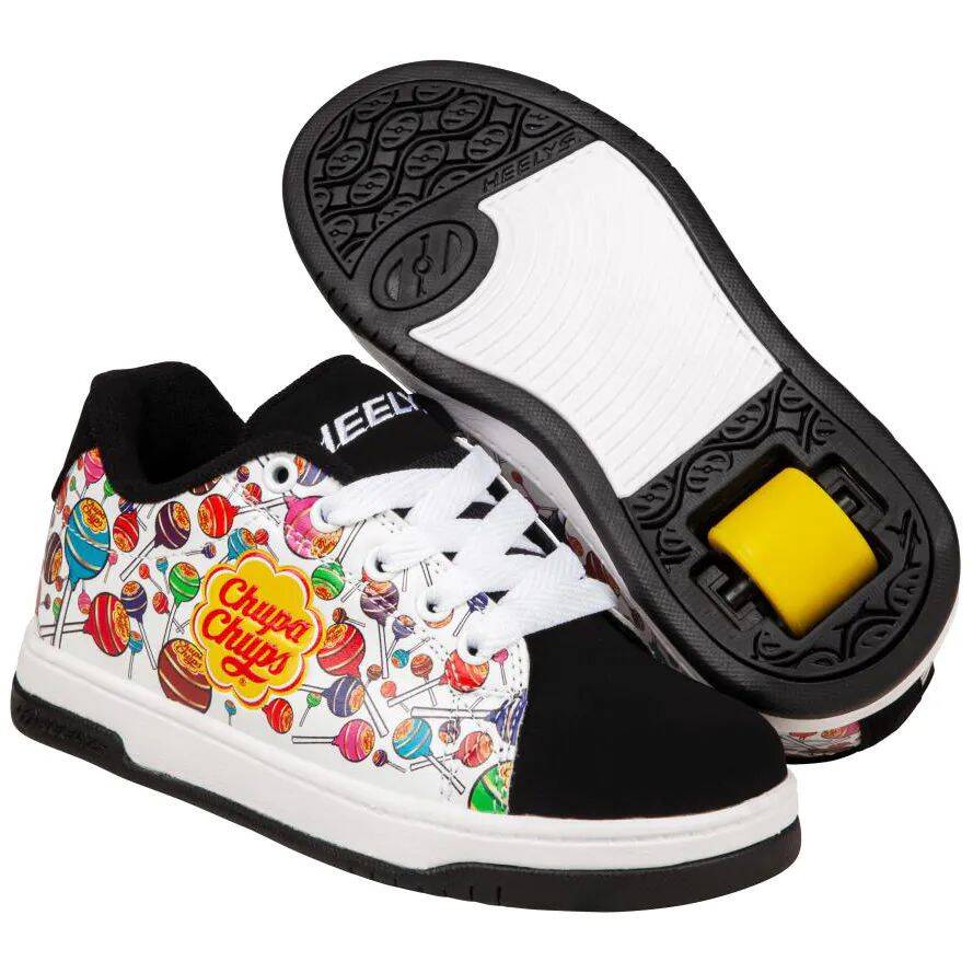 Heelys x Chupa Chups Split - White/Black/Multi PU Nubuck