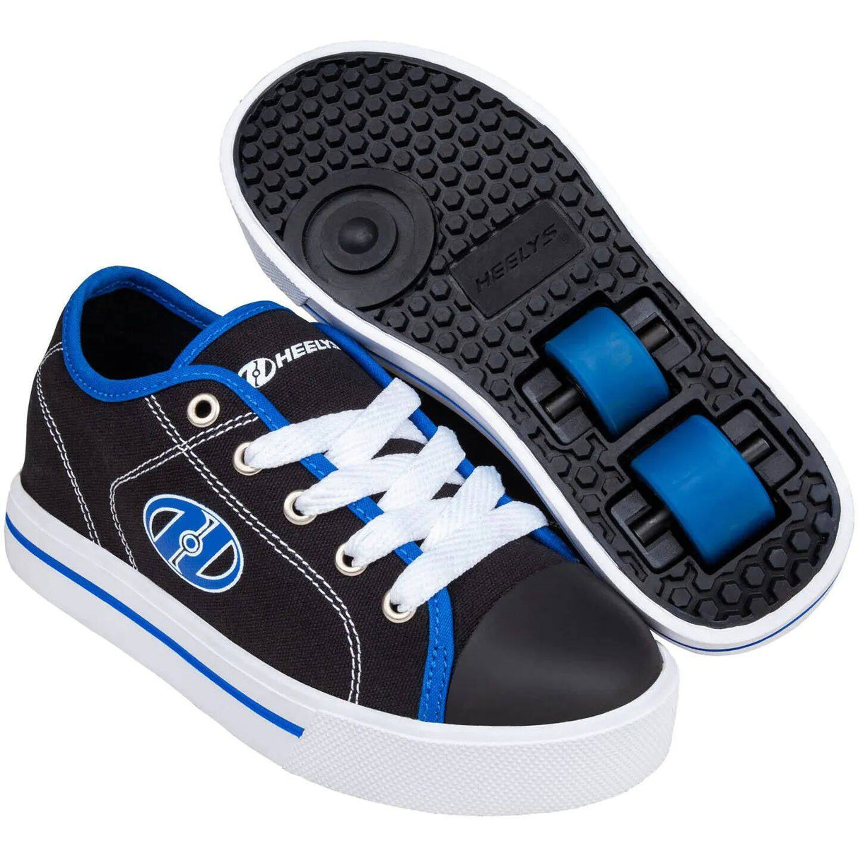Heelys X2 Classic - Black/White/Blue
