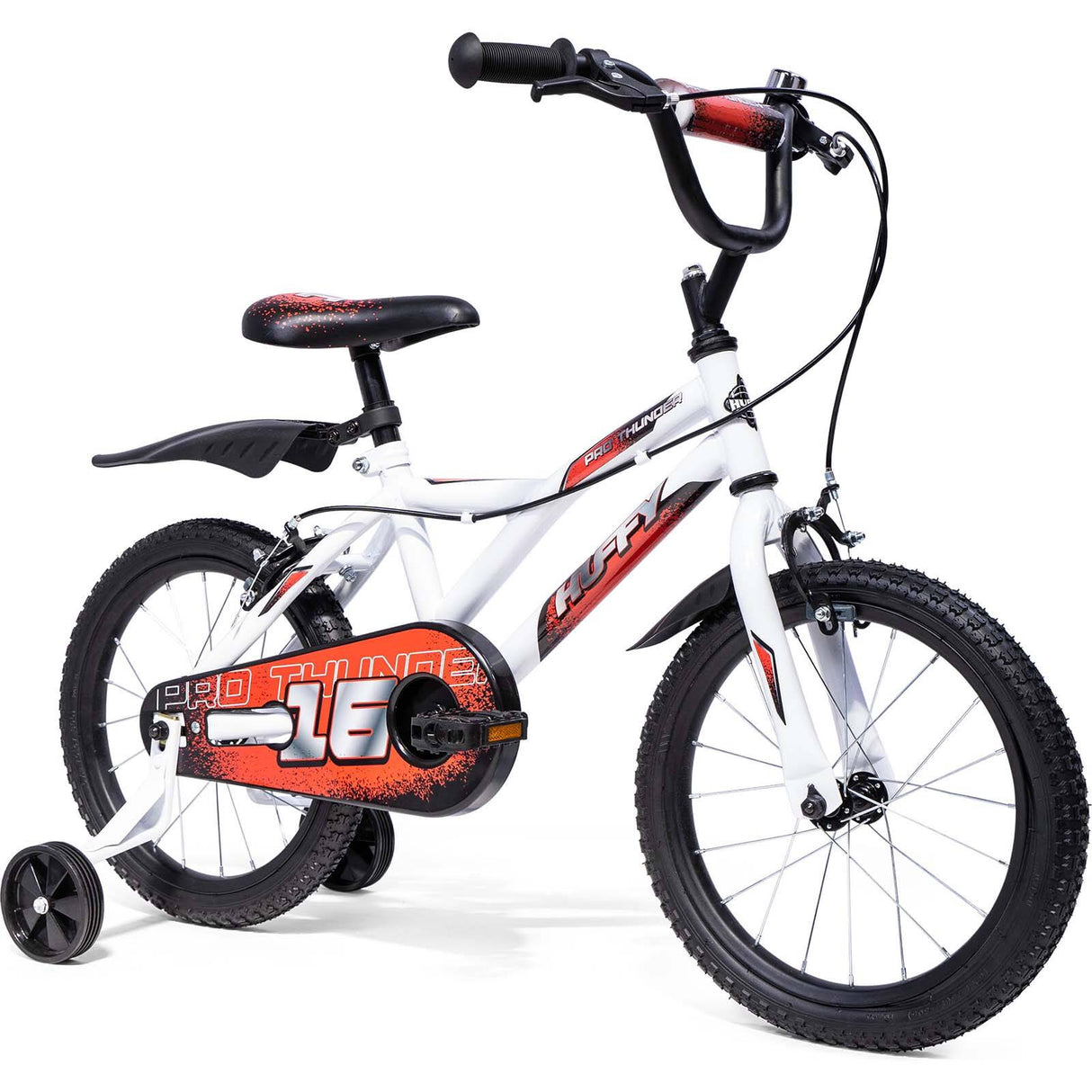 Huffy Pro Thunder 16" Kids Bike - White