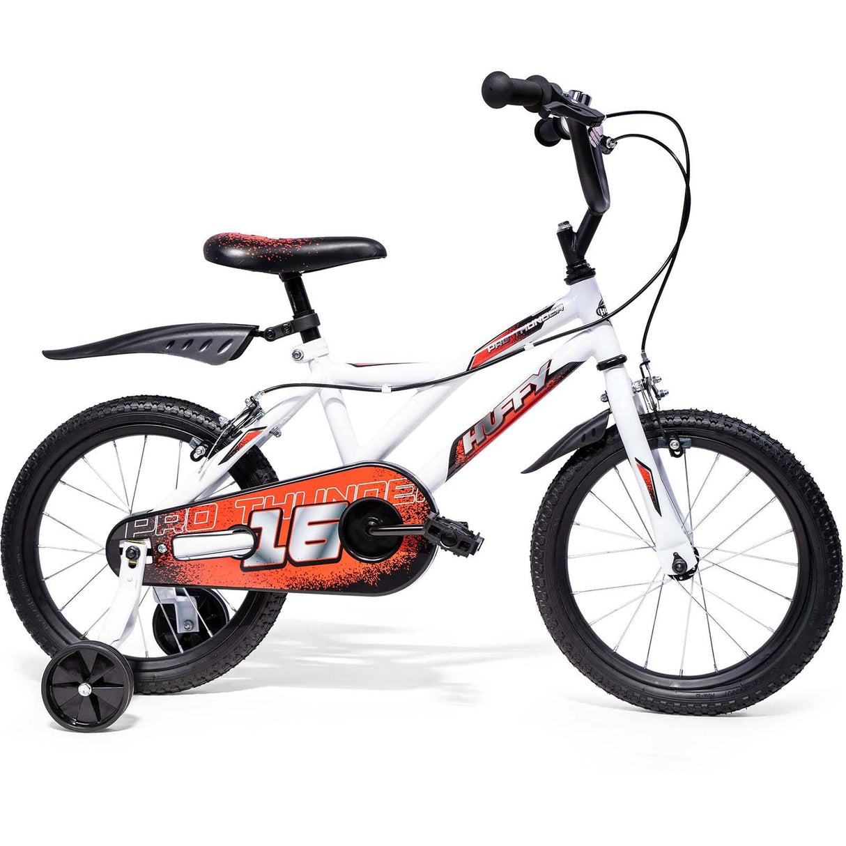Huffy Pro Thunder 16" Kids Bike - White