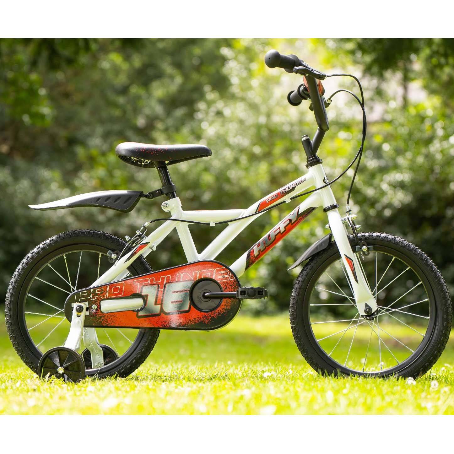 Huffy Pro Thunder 16" Kids Bike - White