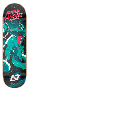 Hydroponic Sea Monster Skateboard Deck - Cristian Sanchez Scuba 8"