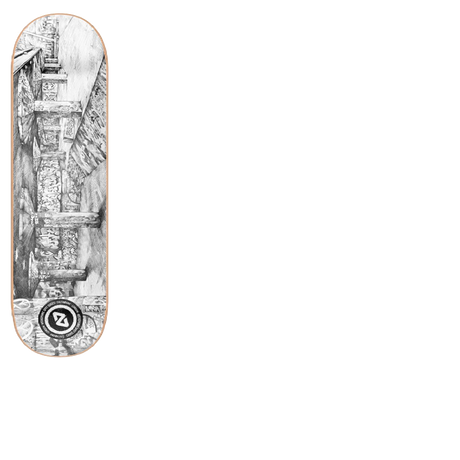 Hydroponic Spot Series Skateboard Deck - South Bank 8"