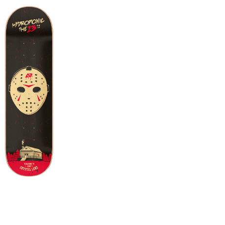 Hydroponic Horror Skateboard Deck - Friday 13th 8.125"