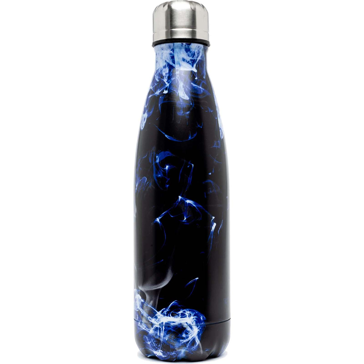 Hype Metal Water Bottle 500ml - Flame Crest Black/Blue