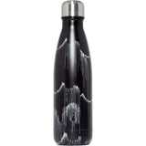 Hype Metal Water Bottle 500ml - Mono Static Wave