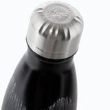 Hype Metal Water Bottle 500ml - Mono Static Wave