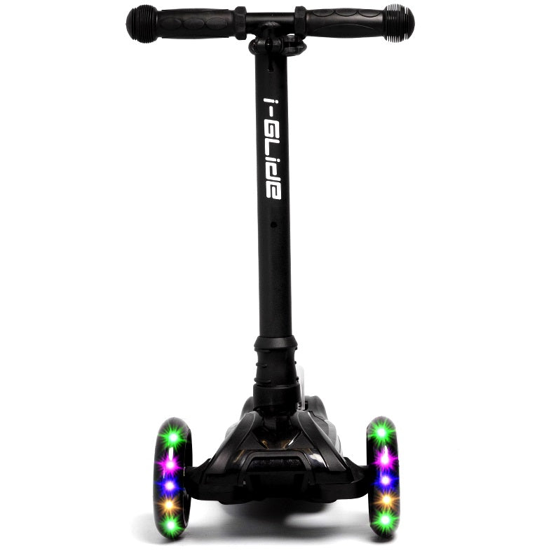 I-Glide 3-Wheel Kids Scooter - Black