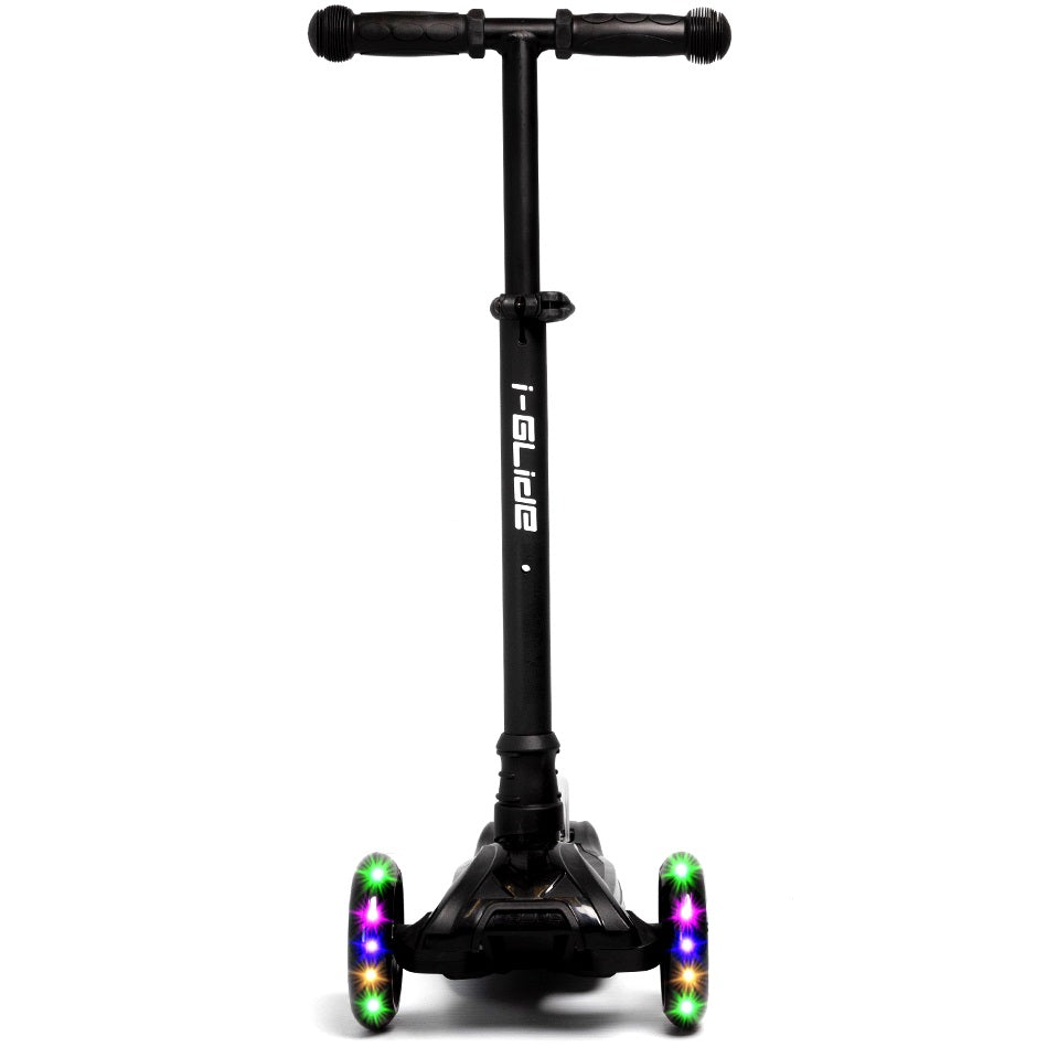 I-Glide 3-Wheel Kids Scooter - Black