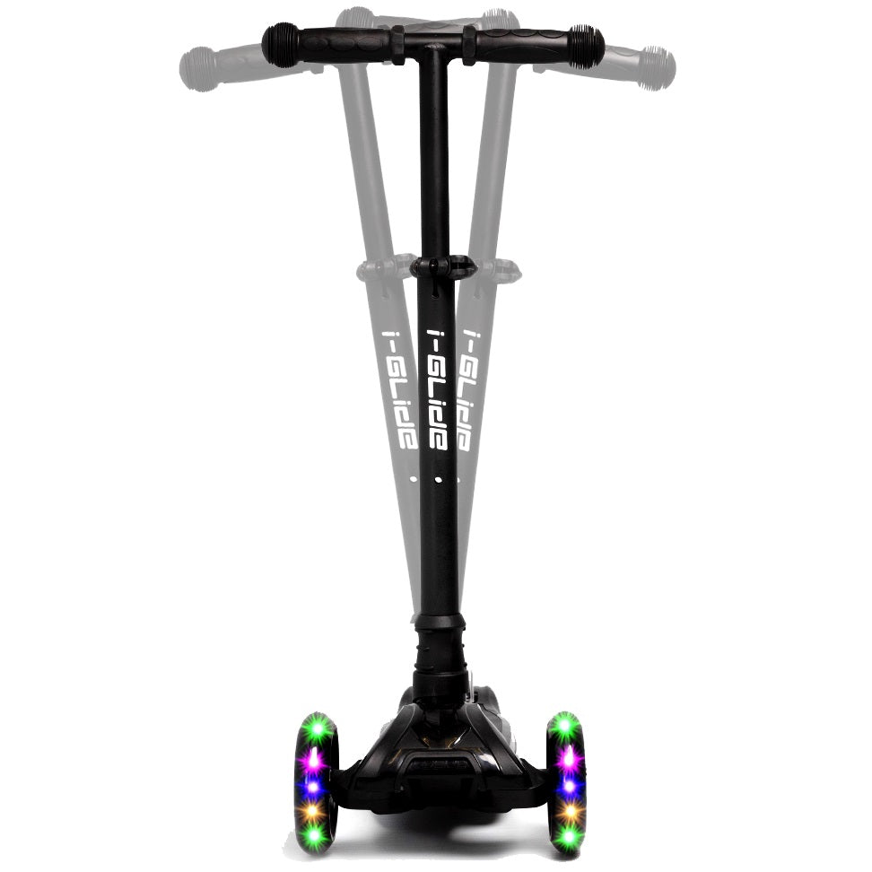 I-Glide 3-Wheel Kids Scooter - Black