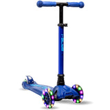 I-Glide 3-Wheel Kids Scooter - Blue/Blue