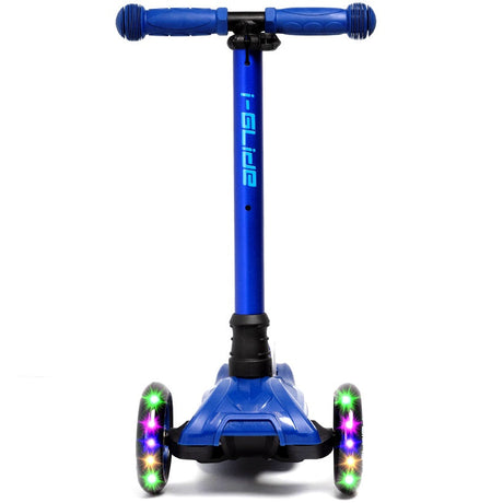 I-Glide 3-Wheel Kids Scooter - Blue/Blue