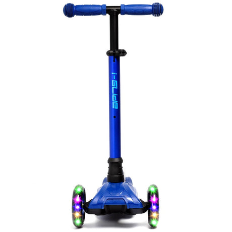 I-Glide 3-Wheel Kids Scooter - Blue/Blue