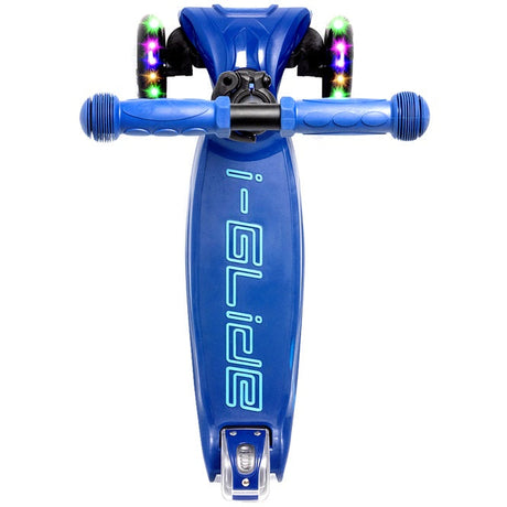 I-Glide 3-Wheel Kids Scooter - Blue/Blue