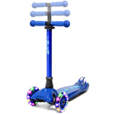I-Glide 3-Wheel Kids Scooter - Blue/Blue