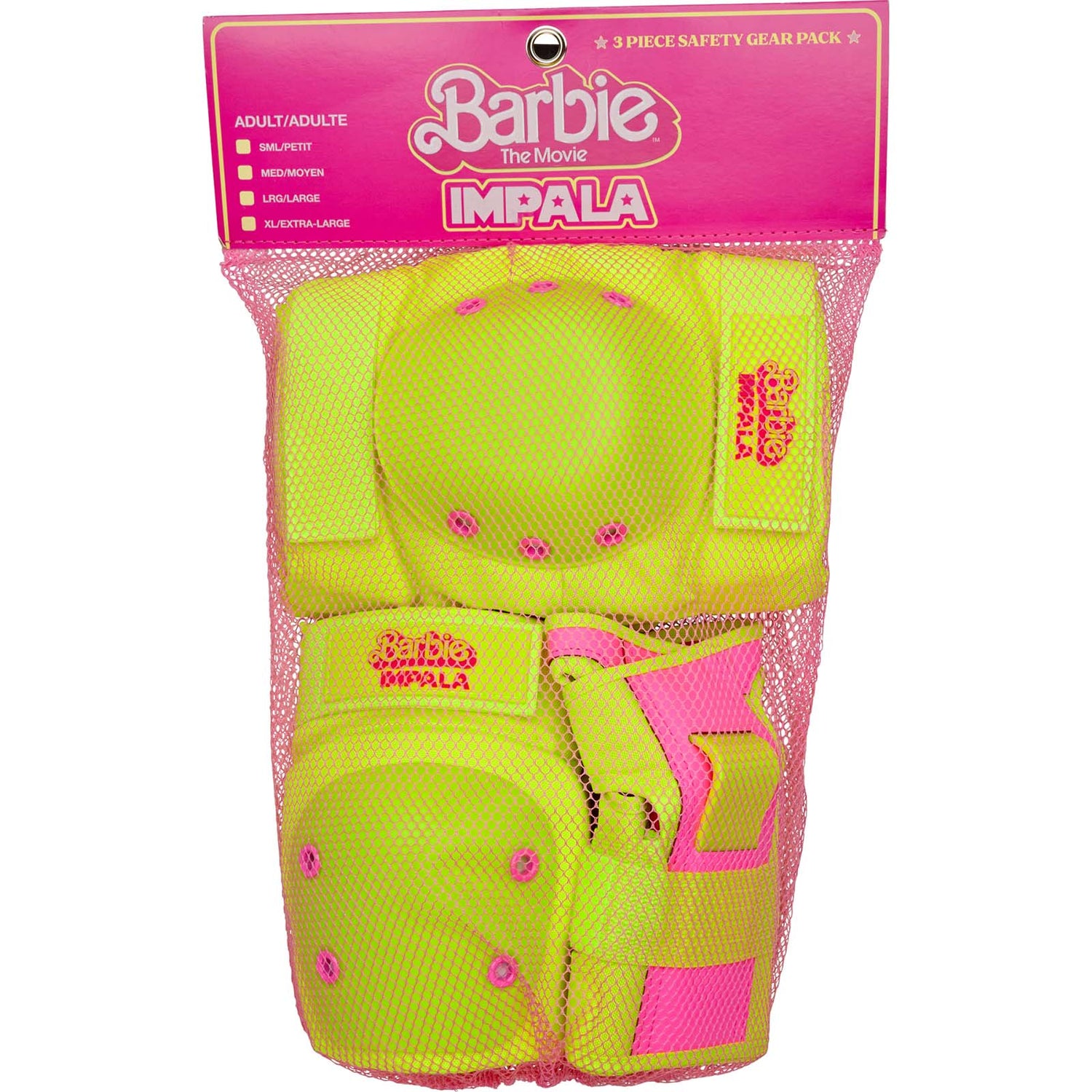 Impala Protective Pad Set - Barbie Bright Yellow