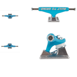 Independent Stage 11 Forged Hollow BTG Skateboard Trucks - Blue/Silver 139mm