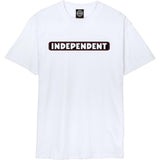 Independent Bar Logo T Shirt - White