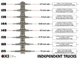 Independent Stage 11 Skateboard Trucks - Raw - 169mm