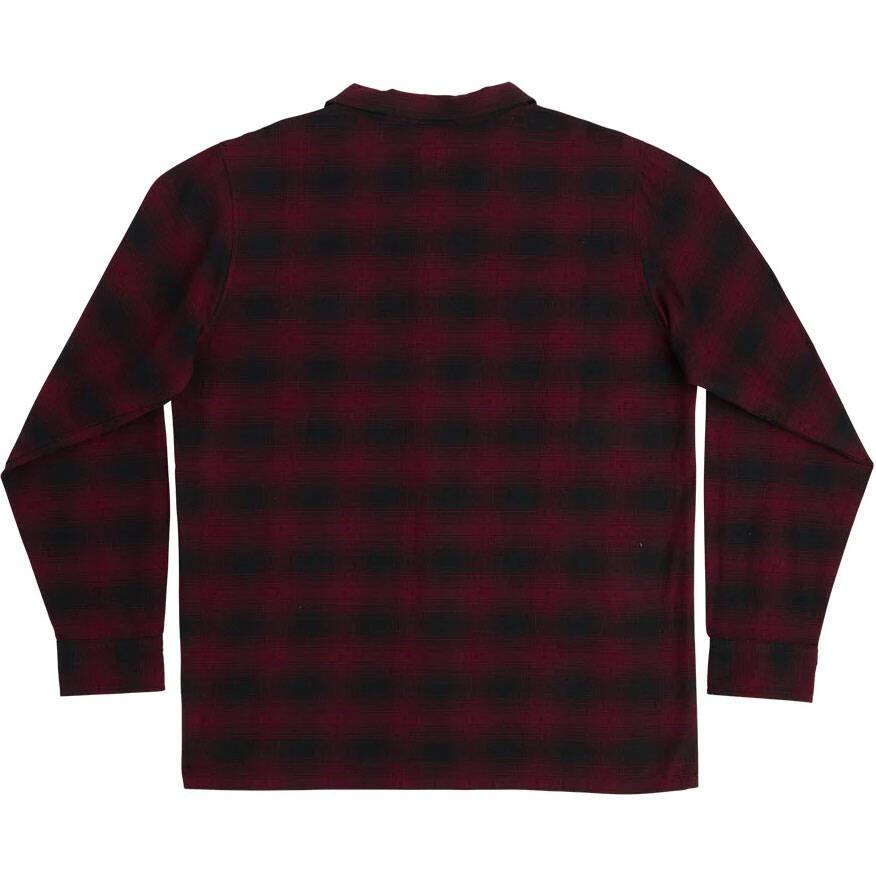 Independent Tilden Flannel Long Sleeve Shirt - Maroon Check