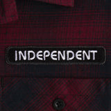 Independent Tilden Flannel Long Sleeve Shirt - Maroon Check