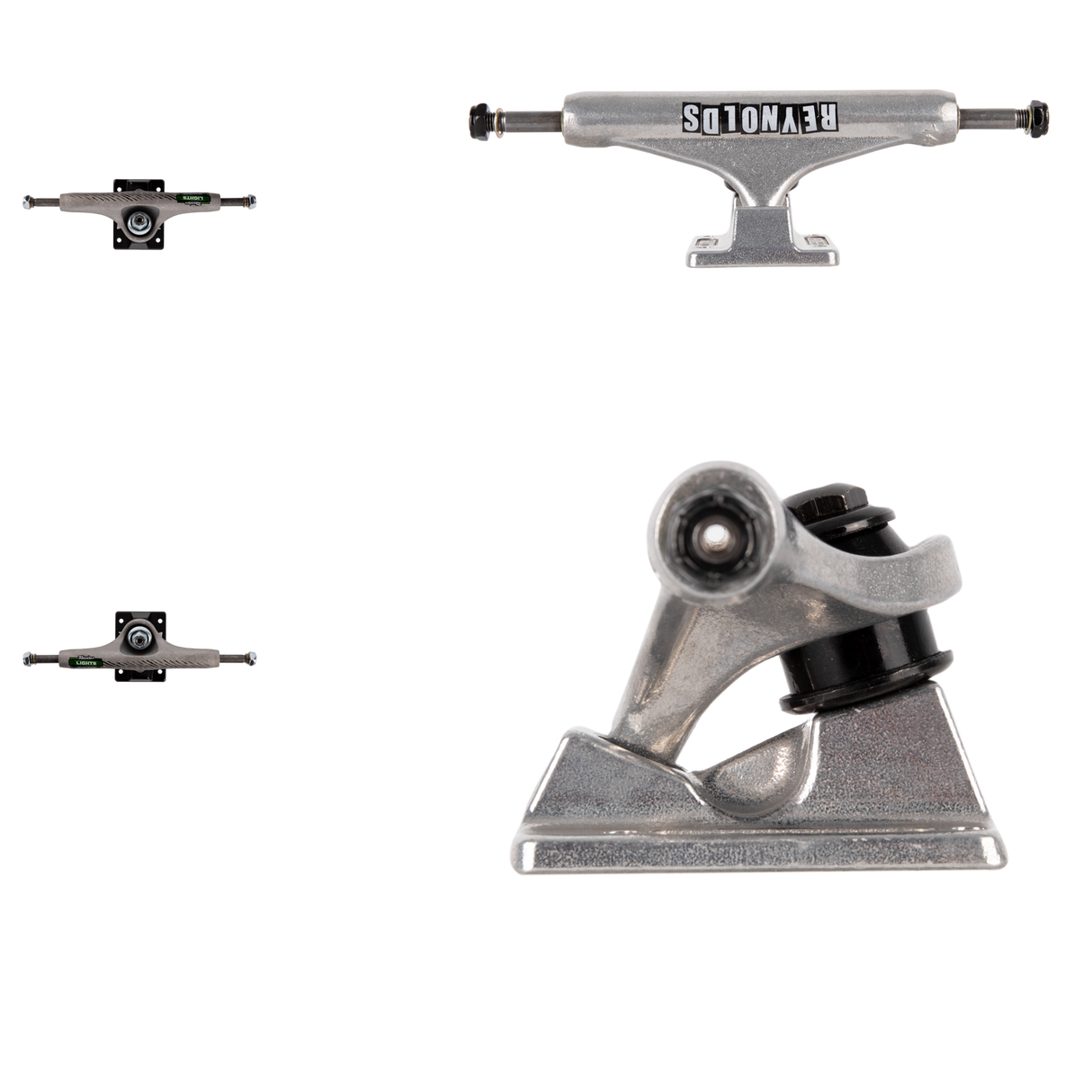 Independent Hollow Reynolds Block Skateboard Trucks - Silver 159mm