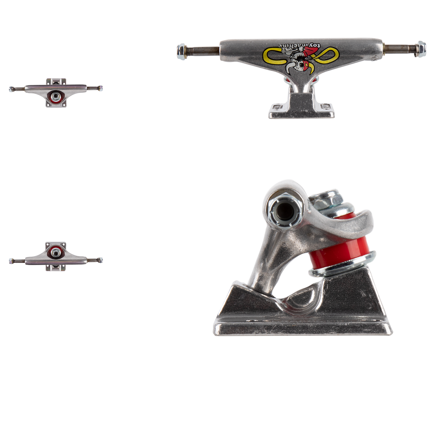 Independent x Toy Machine Stage 11 Skateboard Trucks - Silver 159mm