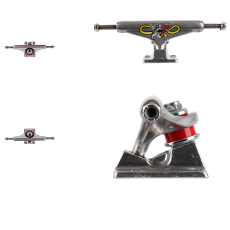 Independent x Toy Machine Stage 11 Skateboard Trucks - Silver 159mm