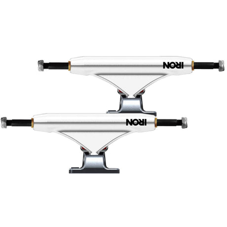 Iron High Skateboard Trucks - White 129mm