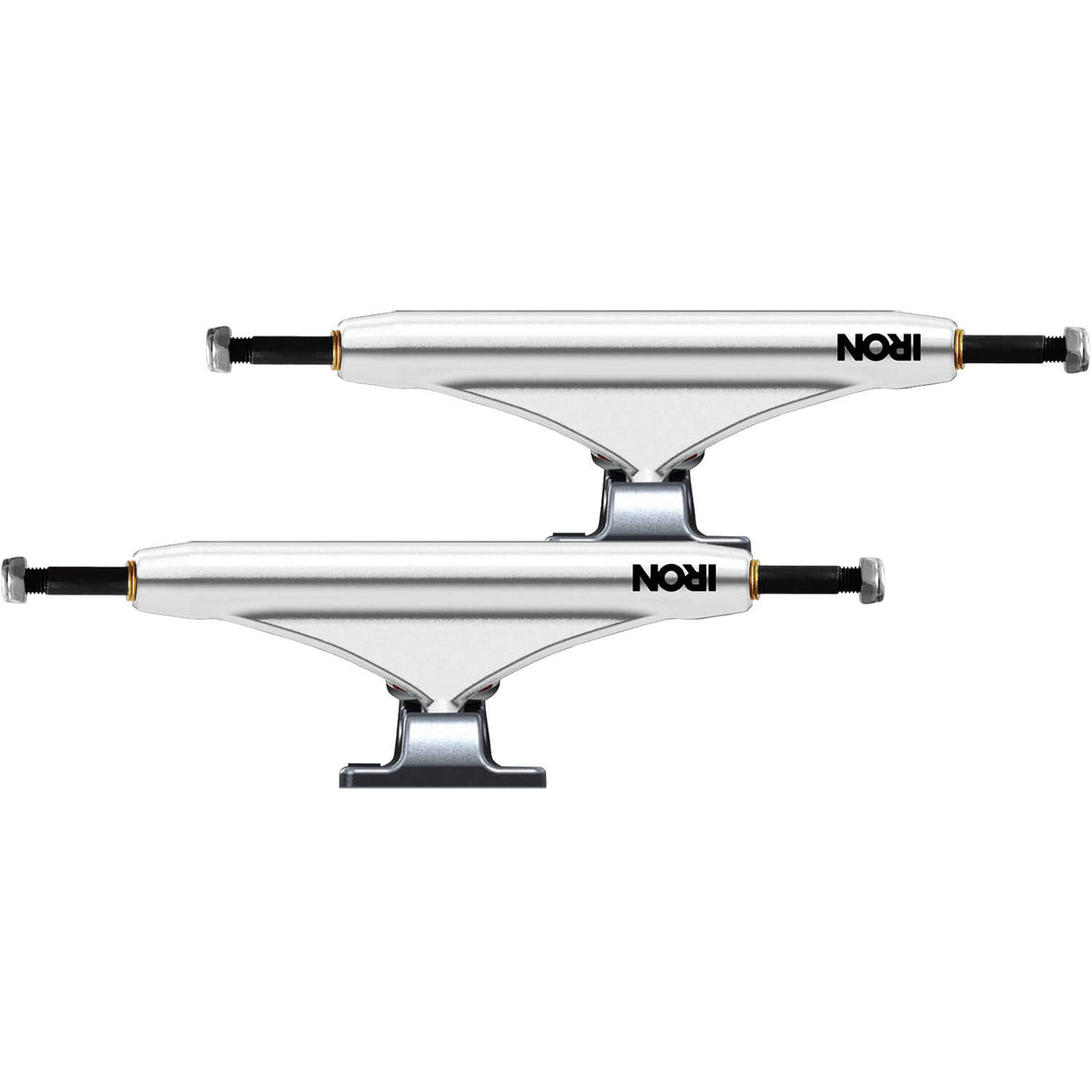 Iron High Skateboard Trucks - White 159mm