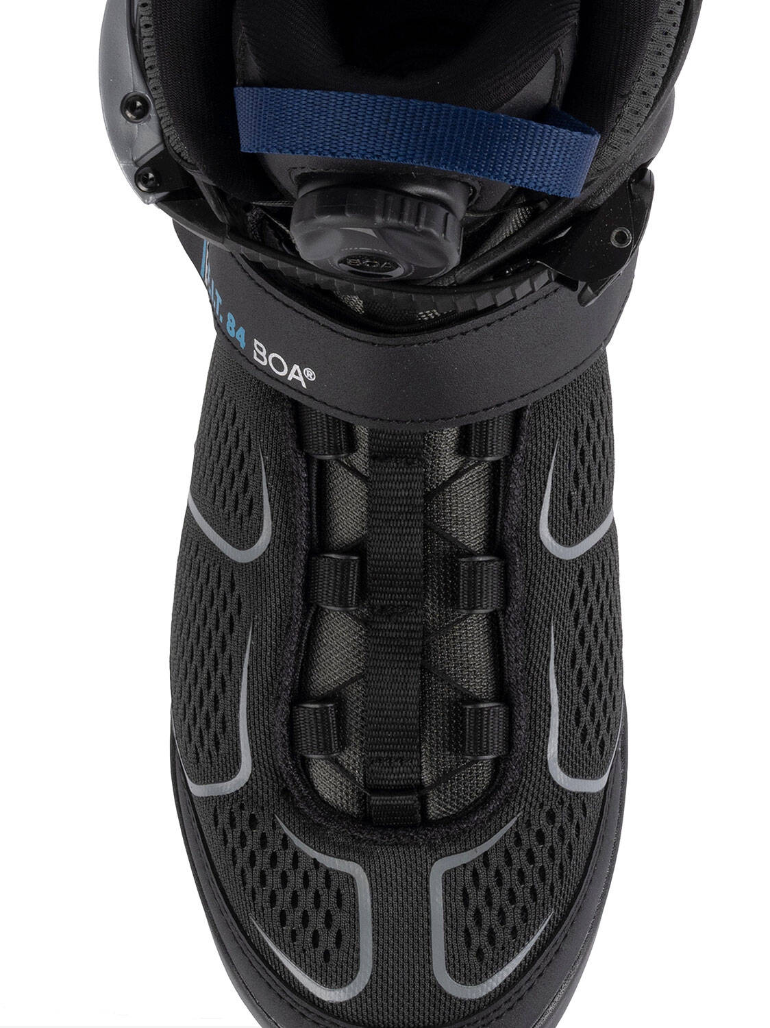 K2 F.I.T. 84 Boa Inline Roller Skates - Black/Blue