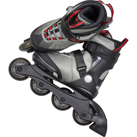 K2 Raider Adjustable Inline Skates - Grey/Red