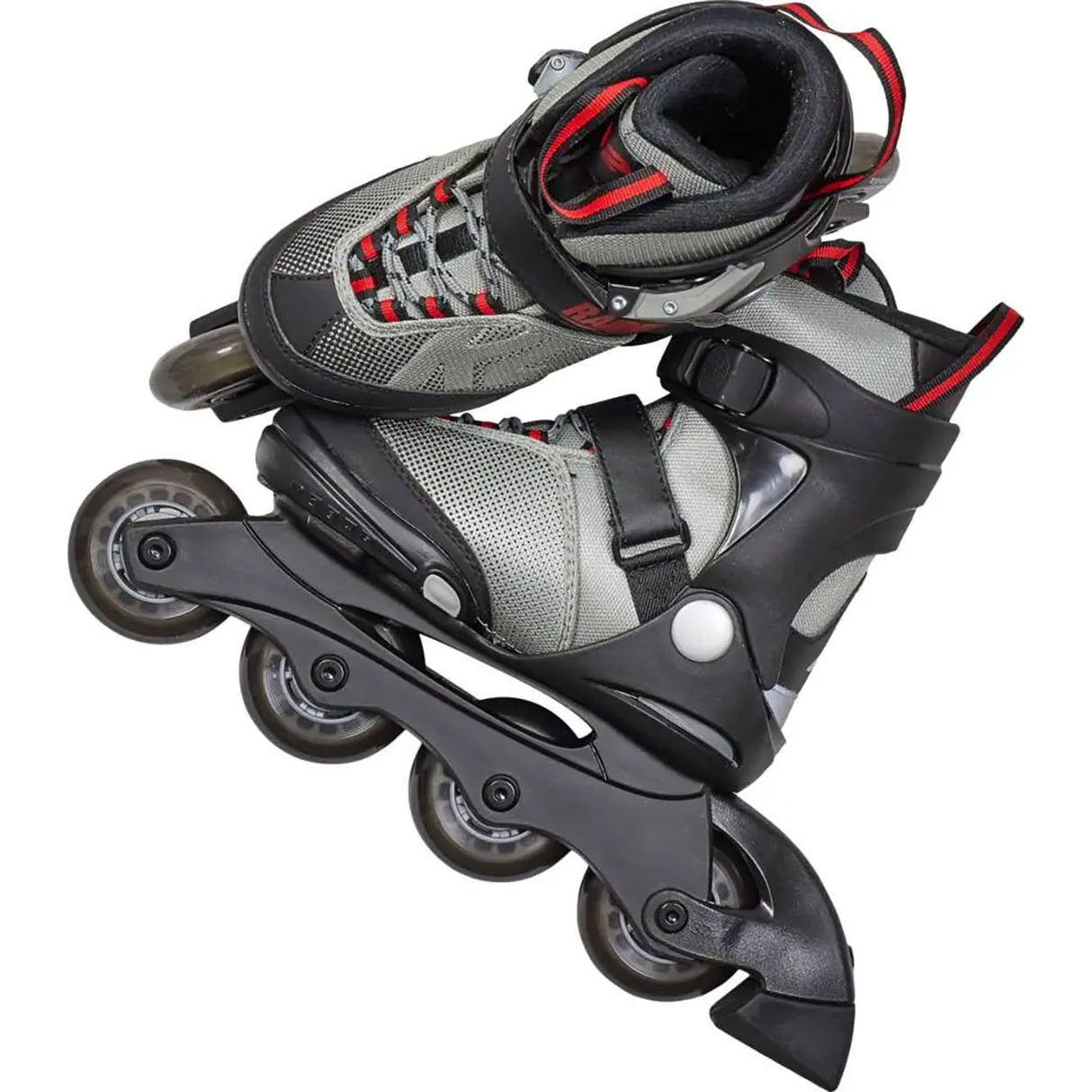 K2 Raider Adjustable Inline Skates - Grey/Red