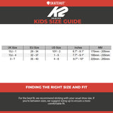 K2 Raider Adjustable Inline Skates - Grey/Red