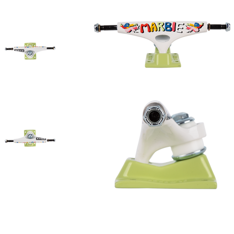Krux DLK K5 Marbie Miller Skateboard Trucks - White 8.5"