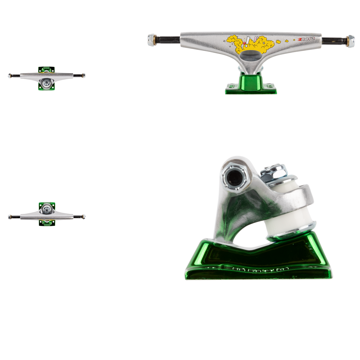 Krux K5 Nora By Alexis Skateboard Trucks - Silver 8.25''
