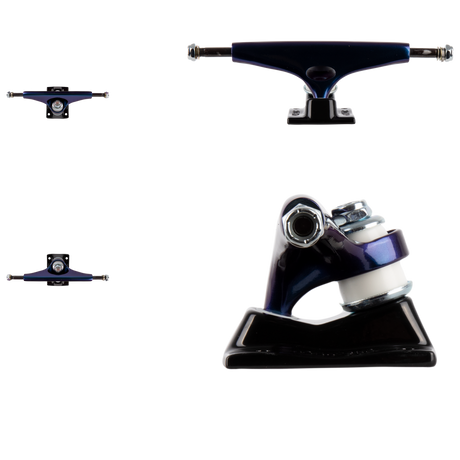 Krux Krome Chameleon 2 Skateboard Trucks - Blue 8.25''