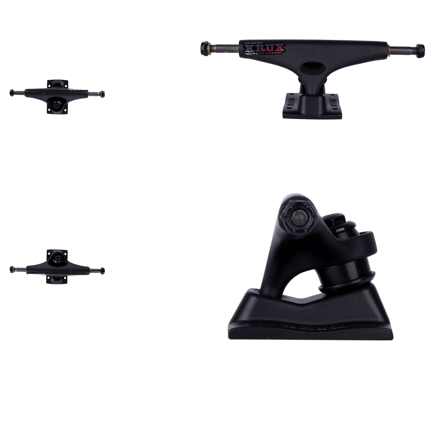 Krux K5 DLK Black Widow Skateboard Trucks - Black 8''