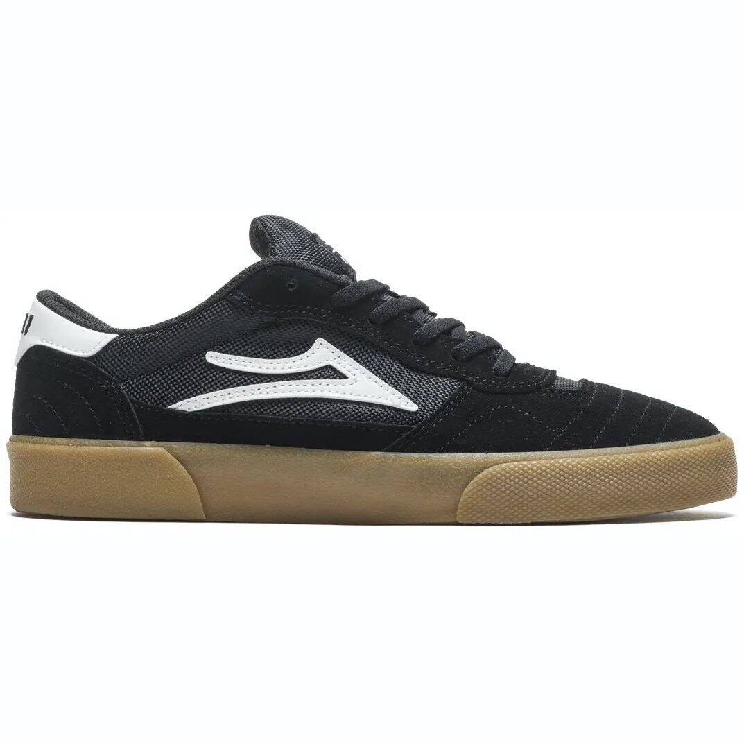 Lakai Cambridge Skate Shoes - Black/Gum Suede UK 9
