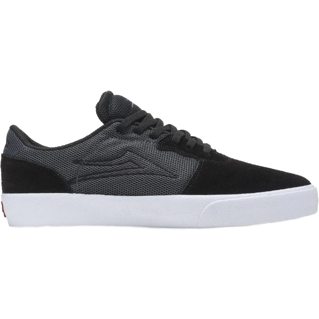 Lakai Cardiff Skate Shoes - Black/Grey Suede