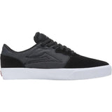 Lakai Cardiff Skate Shoes - Black/Grey Suede