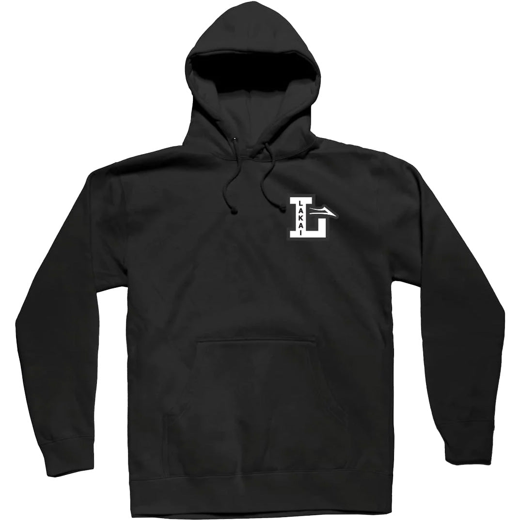 Lakai Letterman Hoodie - Black