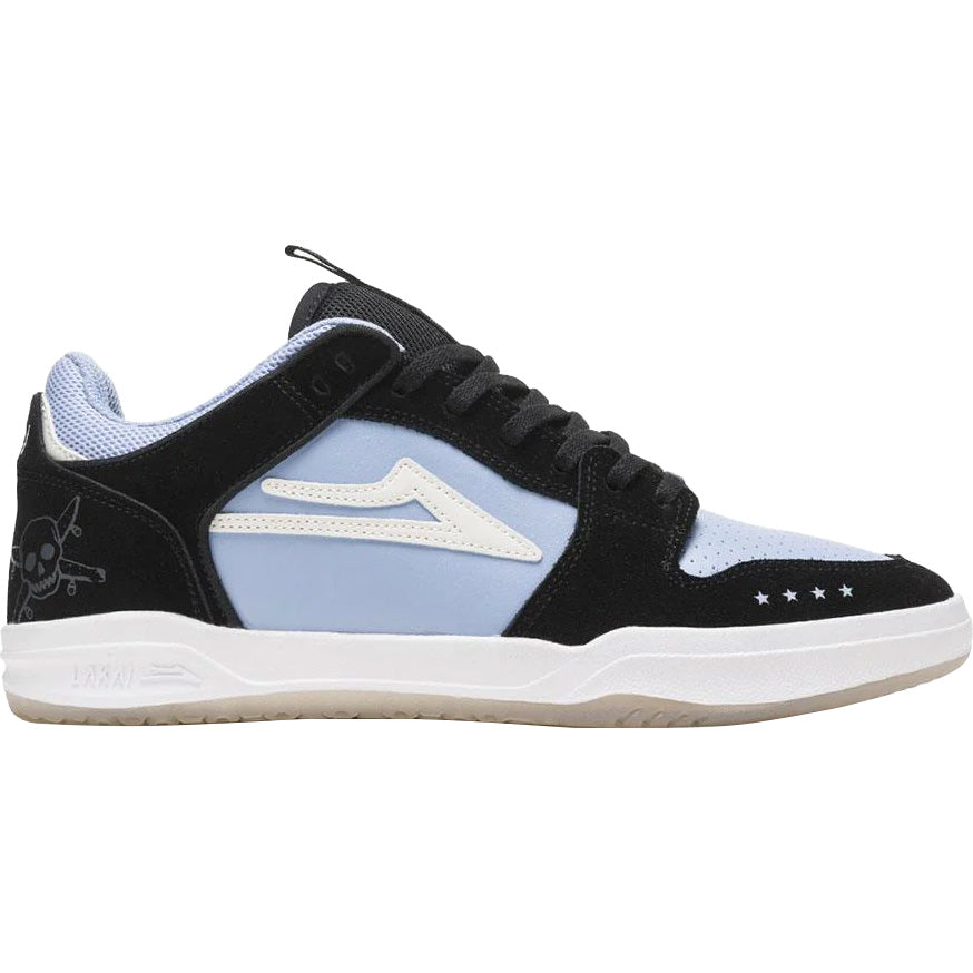 Lakai Telford Low Skate Shoes - Light Blue/Black Suede