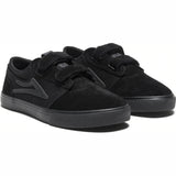 Lakai Griffin Kid's Skate Shoes - Black/Black Suede