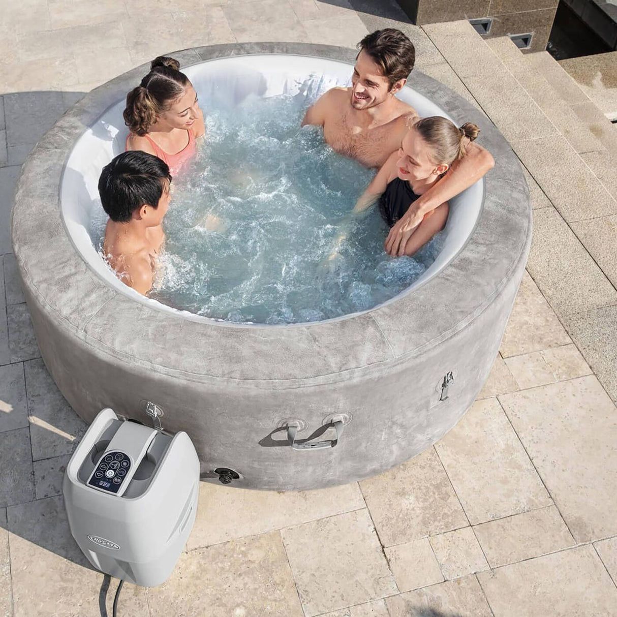 Lay-Z-Spa Zurich 2-4 Person Airjet Inflatable Hot Tub