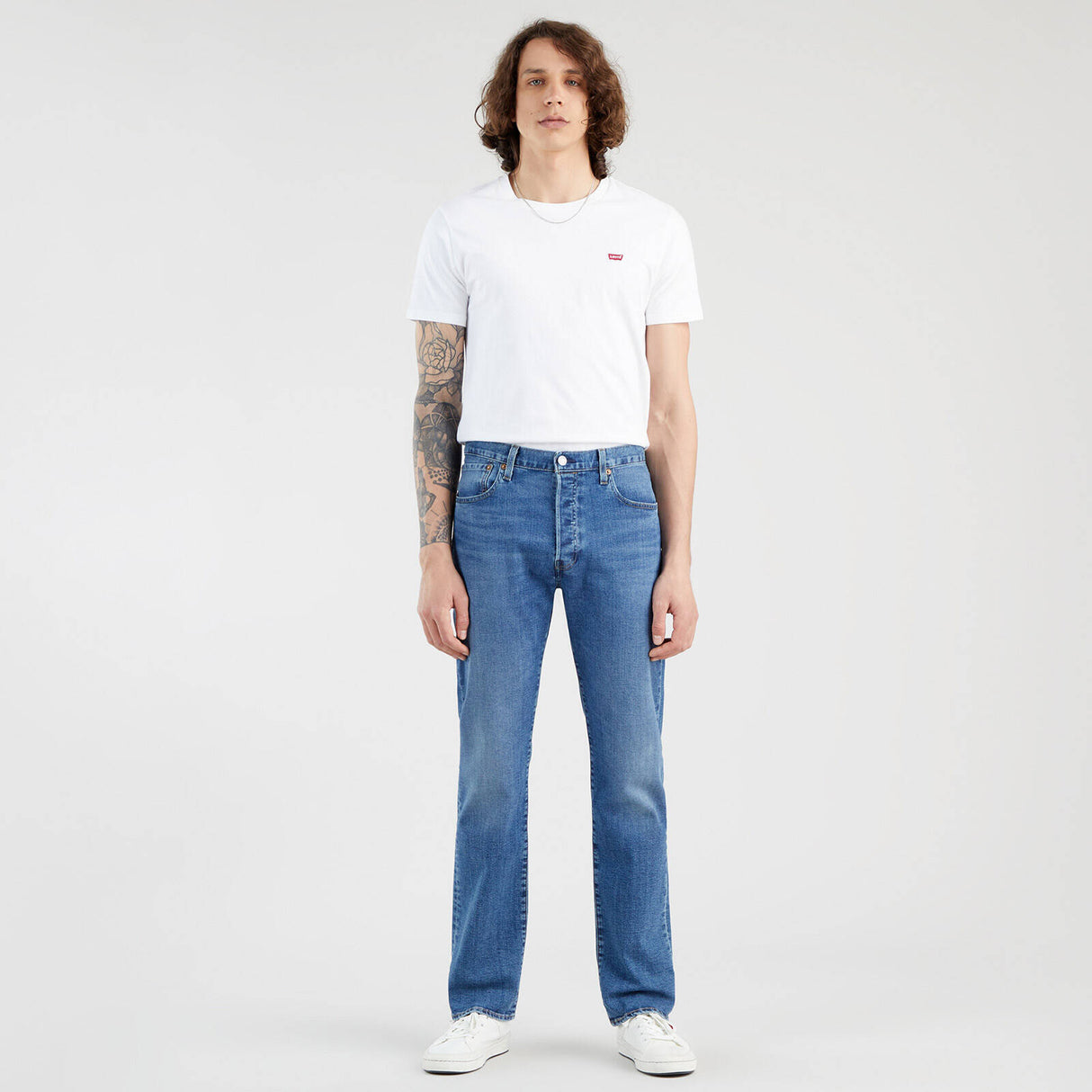 Levi's 501 Original Bulldog Jeans - Medium Indigo