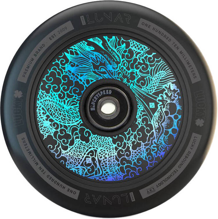 Lucky Lunar 110mm Hollow Core Scooter Wheel - Tattoo