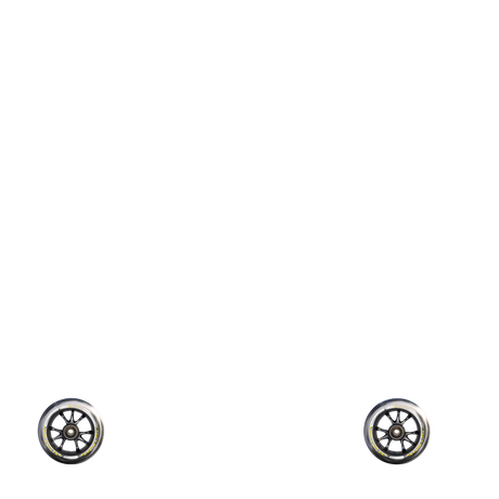 Lucky Jon Marco Gaydos V4 Signature 110mm Scooter Wheel - Black/White